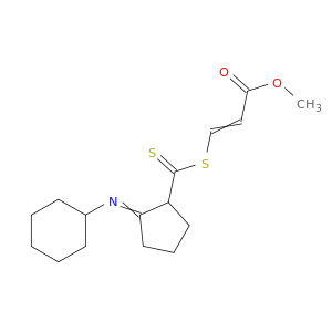 METHYL 3-(2-CYCLOHEXYLIMINOCYCLOPENTANECARBOTHIOYL)SULFANYLPROP-2-ENOATE