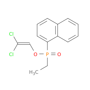 Phosphinic acid, ethyl-1-naphthalenyl-, 2,2-dichloroethenyl ester