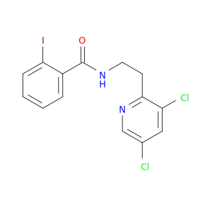 Benzamide, N-[2-(3,5-dichloro-2-pyridinyl)ethyl]-2-iodo-