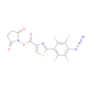 4-Thiazolecarboxylicacid, 2-(4-azido-2,3,5,6-tetrafluorophenyl)-, 2,5-dioxo-1-pyrrolidinyl ester