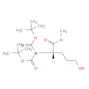 (2S)-2-[双(叔丁氧基羰基)氨基]-5-羟基戊酸甲酯