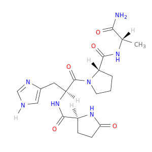 L-Alaninamide, 5-oxo-L-prolyl-L-histidyl-L-prolyl- (9CI)