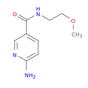 3-Pyridinecarboxamide, 6-amino-N-(2-methoxyethyl)-