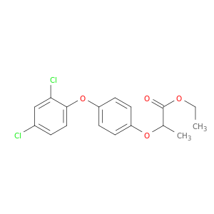 Propanoic acid, 2-[4-(2,4-dichlorophenoxy)phenoxy]-, ethyl ester