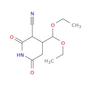 3-Piperidinecarbonitrile, 4-(diethoxymethyl)-2,6-dioxo-