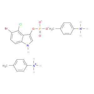 5-Bromo-4-氯-3-吲哚基磷酸氨基苯胺盐