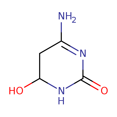 2(1H)-Pyrimidinone, 4-amino-5,6-dihydro-6-hydroxy-