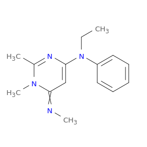 N-乙基-1,6-二氢-1,2-二甲基-6-(甲基咪脊基)-N-苯基-4-嘧蛋白