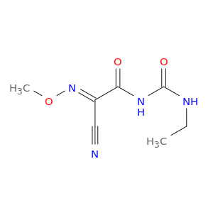 Acetamide, 2-cyano-N-[(ethylamino)carbonyl]-2-(methoxyimino)-, (2E)-