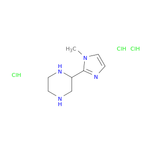 2-(1-Methyl-1H-imidazol-2-yl)piperazine trihydrochloride