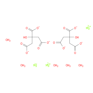 2-hydroxypropane-1,2,3-tricarboxylate; magnesium(+2) cation; pentahydrate