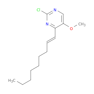 Pyrimidine, 2-chloro-5-methoxy-4-(1E)-1-nonenyl-