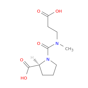 L-Proline, 1-[[(2-carboxyethyl)methylamino]carbonyl]-