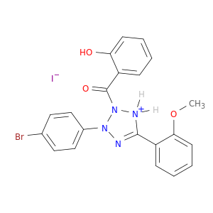 2H-Tetrazolium,3-(4-bromophenyl)-2-(2-hydroxybenzoyl)-5-(2-methoxyphenyl)-, iodide (1:1)