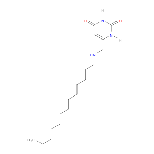 2,4(1H,3H)-Pyrimidinedione, 6-[(tridecylamino)methyl]-