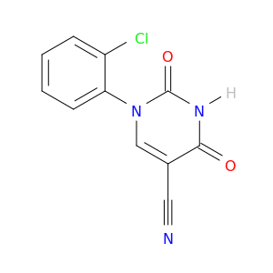5-Pyrimidinecarbonitrile,1-(2-chlorophenyl)-1,2,3,4-tetrahydro-2,4-dioxo-