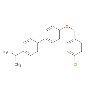 1,1'-Biphenyl, 4-[(4-chlorophenyl)methoxy]-4'-(1-methylethyl)-