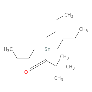 1-Buten-1-one, 3,3-dimethyl-2-(tributylstannyl)-