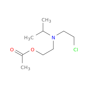 Ethanol,2-[(2-chloroethyl)(1-methylethyl)amino]-, 1-acetate