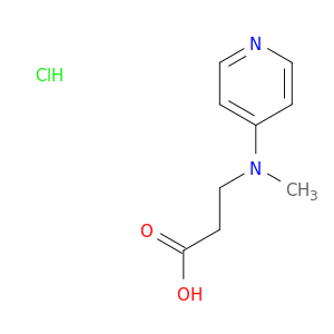 3-[methyl(pyridin-4-yl)amino]propanoic Acid Hydrochloride