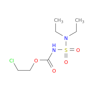 Carbamic acid, ((diethylamino)sulfonyl)-, 2-chloroethyl ester