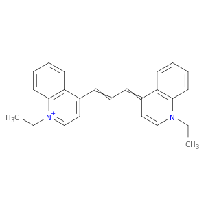 Quinolinium, 1-ethyl-4-[3-(1-ethyl-4(1H)-quinolinylidene)-1-propenyl]-