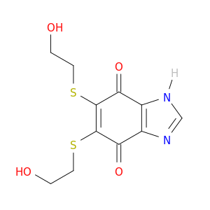 5,6-双[(2-羟乙基)硫代]-1H-苯并咪唑-4,7-二酮