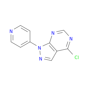 1H-Pyrazolo[3,4-d]pyrimidine, 4-chloro-1-(4-pyridinyl)-