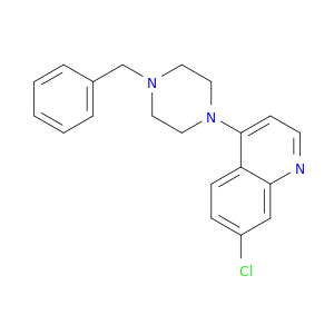 Quinoline, 7-chloro-4-[4-(phenylmethyl)-1-piperazinyl]-