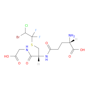 Glycine,N-[S-(2-bromo-2-chloro-1,1-difluoroethyl)-N-L-g-glutamyl-L-cysteinyl]- (9CI)