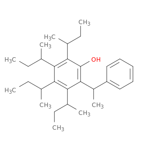 Phenol, 2,3,4,5-tetrakis(1-methylpropyl)-6-(1-phenylethyl)-