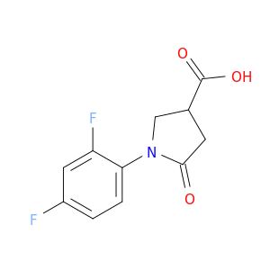 1-(2,4-二氟苯基)-5-氧吡咯烷-3-羧酸