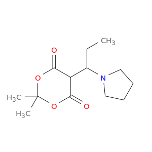 1,3-Dioxane-4,6-dione, 2,2-dimethyl-5-[1-(1-pyrrolidinyl)propyl]-