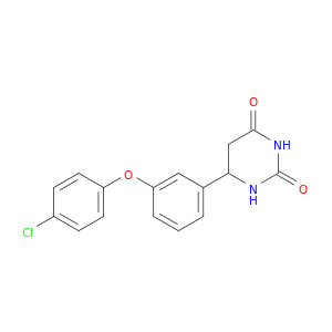 2,4(1H,3H)-Pyrimidinedione, 6-[3-(4-chlorophenoxy)phenyl]dihydro-