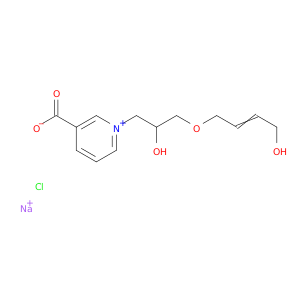 吡啶,3-羧基-1-[2-羟基-3-[(4-羟基-2-丁烯-1-基)氧]丙基]-,氯化钠(1：1：1)