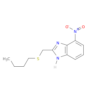 1H-Benzimidazole, 2-[(butylthio)methyl]-4-nitro-