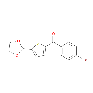 (4-溴苯基)[5-(1,3-二氧化醇-2-基)-2-噻吩基]甲烷酮