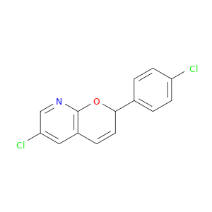 2H-Pyrano[2,3-b]pyridine,6-chloro-2-(4-chlorophenyl)-