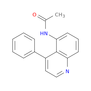 Acetamide, N-(4-phenyl-5-quinolinyl)-