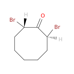 Cyclooctanone, 2,8-dibromo-, trans-