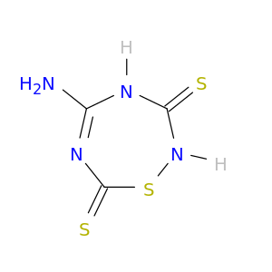 1,2,4,6-Thiatriazepine-3,7(2H,4H)-dithione, 5-amino-