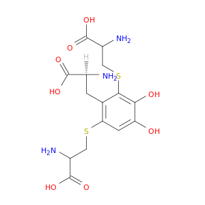 Tyrosine, 2,6-bis[(2-amino-2-carboxyethyl)thio]-3-hydroxy-