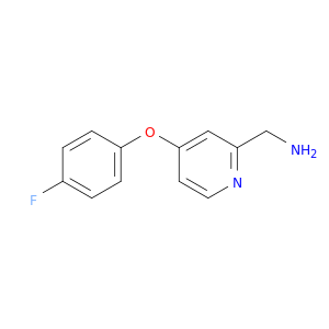 [4-(4-fluorophenoxy)pyridin-2-yl]methanamine