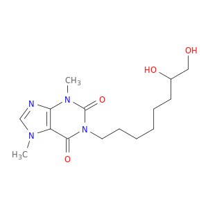 1H-Purine-2,6-dione, 1-(7,8-dihydroxyoctyl)-3,7-dihydro-3,7-dimethyl-