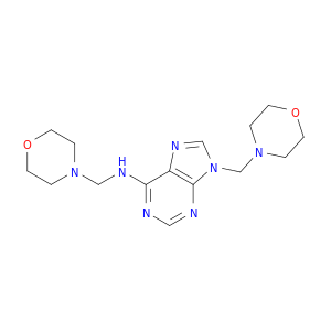 9H-Purin-6-amine, N,9-bis(4-morpholinylmethyl)-