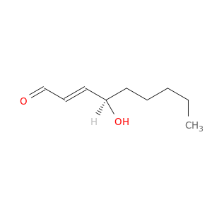 2-Nonenal, 4-hydroxy-, (2E,4R)-