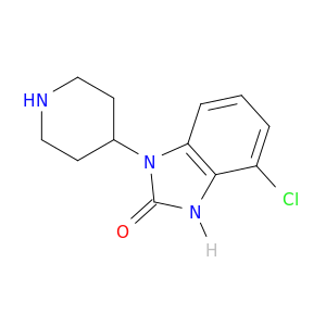 2H-Benzimidazol-2-one, 4-chloro-1,3-dihydro-1-(4-piperidinyl)-