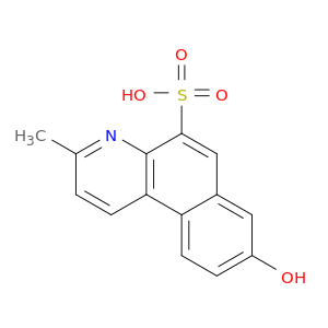 Benzo[f]quinoline-5-sulfonicacid, 8-hydroxy-3-methyl-