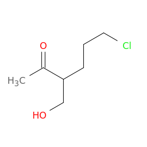 2-Hexanone, 6-chloro-3-(hydroxymethyl)-