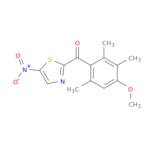 Methanone, (4-methoxy-2,3,6-trimethylphenyl)(5-nitro-2-thiazolyl)-